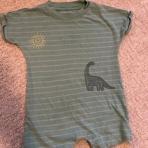 Carter’s Striped Dinosaur Romper, size 12 month